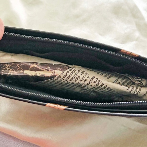 CLUTCH HANDCRAFTED IN BRAZIL, LEATHER, LOST WAX METHOD, ONE OF A KIND, BEIGE & - Picture 8 of 9